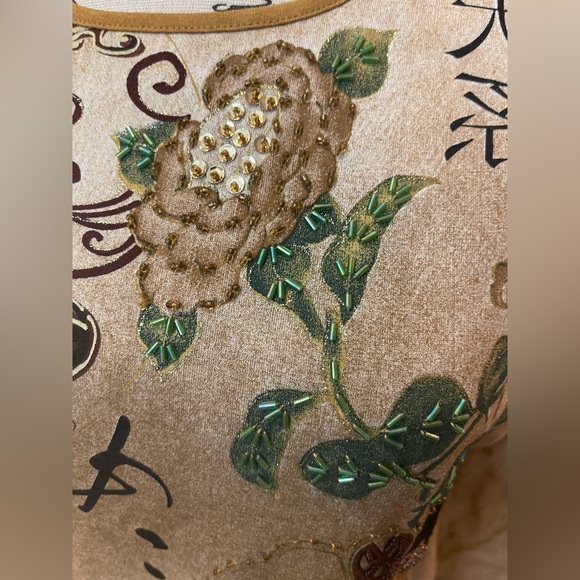 NWT-Custo Barcelona Beaded Top - Picture 5 of 9